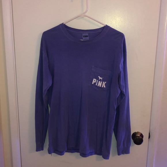 PINK Victoria's Secret Tops - Pink by Victoria’s Secret lilac long sleeve shirt